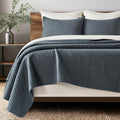 Cross Stitch Cotton Quilt Set King Size - Lightweight Oversized