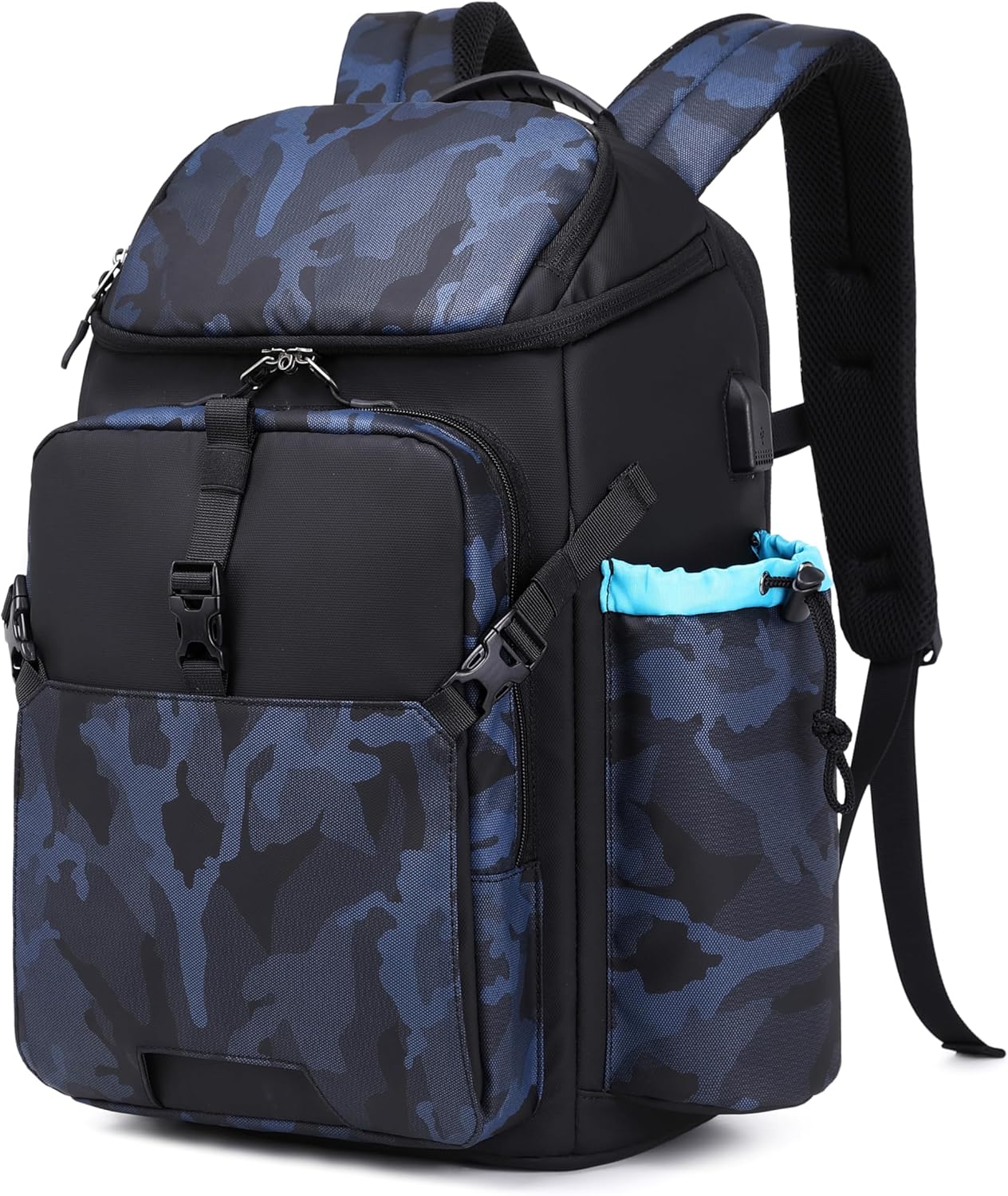 G-raphy Waterproof Camera Backpack in Blue Camo