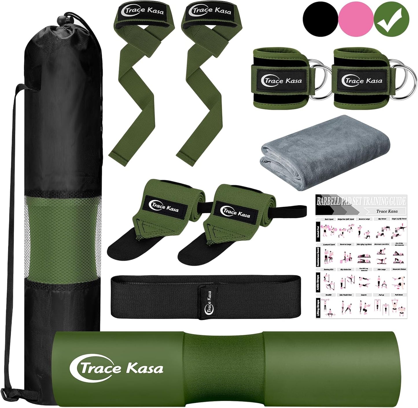 Barbell Pad Set for Hip Thrusts and Squats Weight Lifting