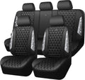 Bling Diamond Leather Car Seat Covers Full Set - Sparkly Waterproof