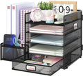 Desk File Organizer 5-Tier Desktop Organizer with Drawer - Clean Desk