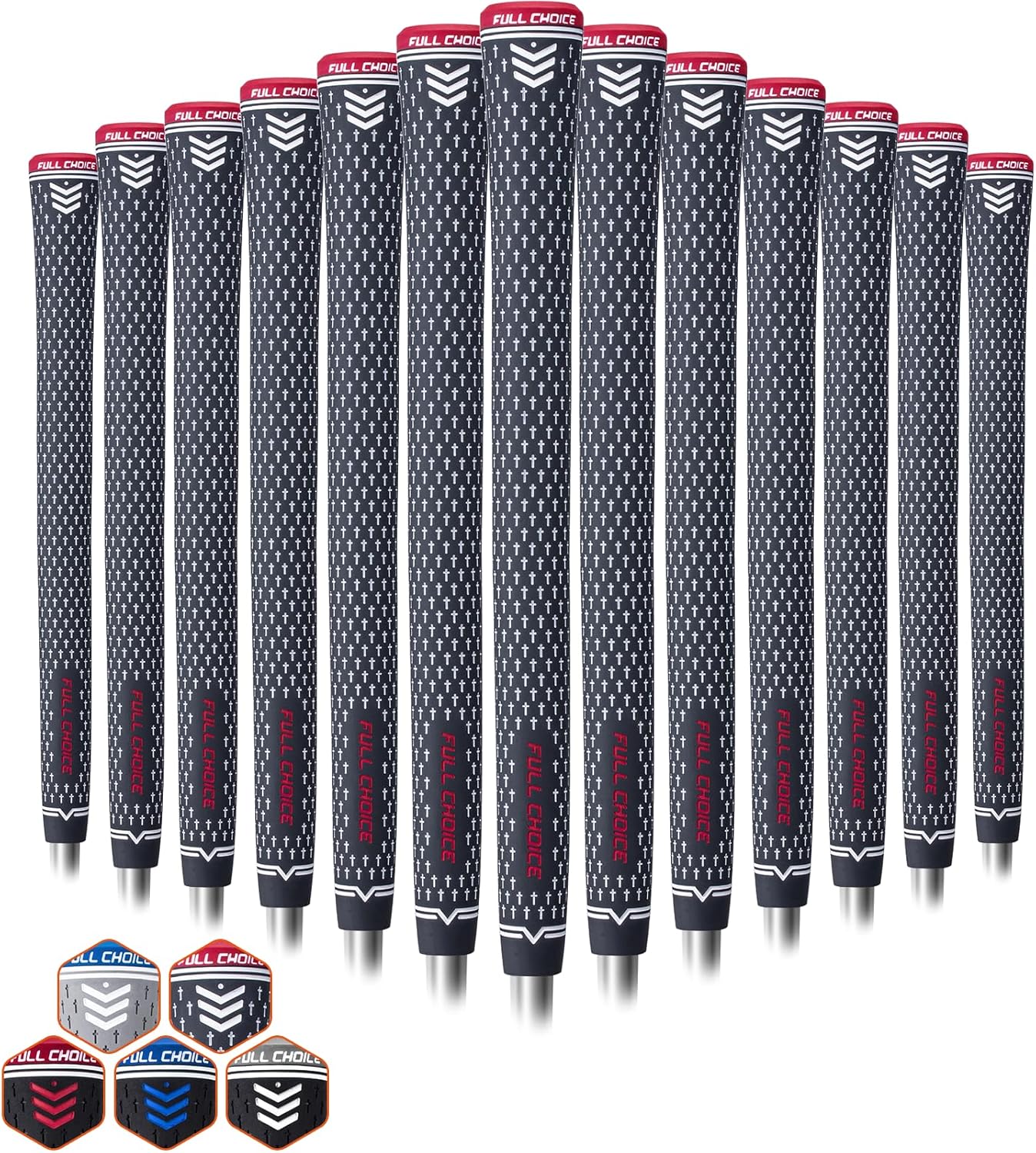 Rubber Golf Grips 13 Pack for Enhanced Performance and Control