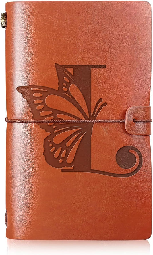 Personalized Leather Travel Journal - Notepad for Women