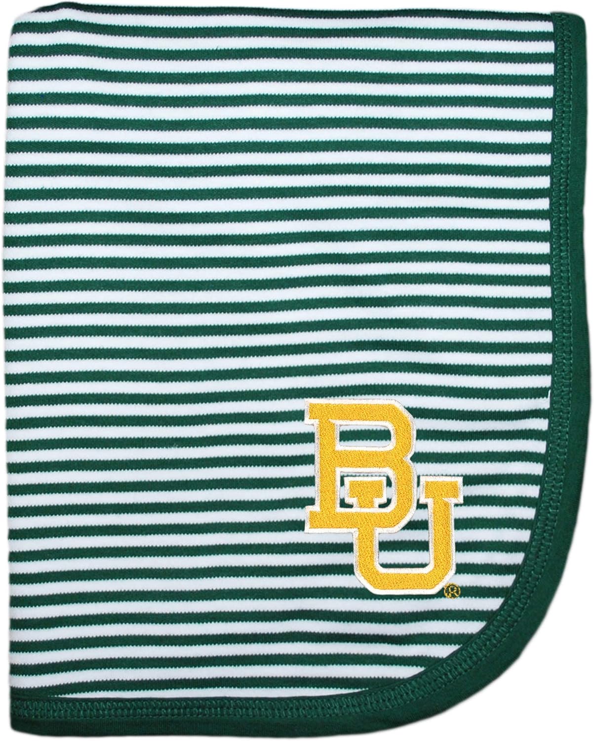 Baylor Bears Striped Baby and Toddler Blanket - Soft Cotton Comfort