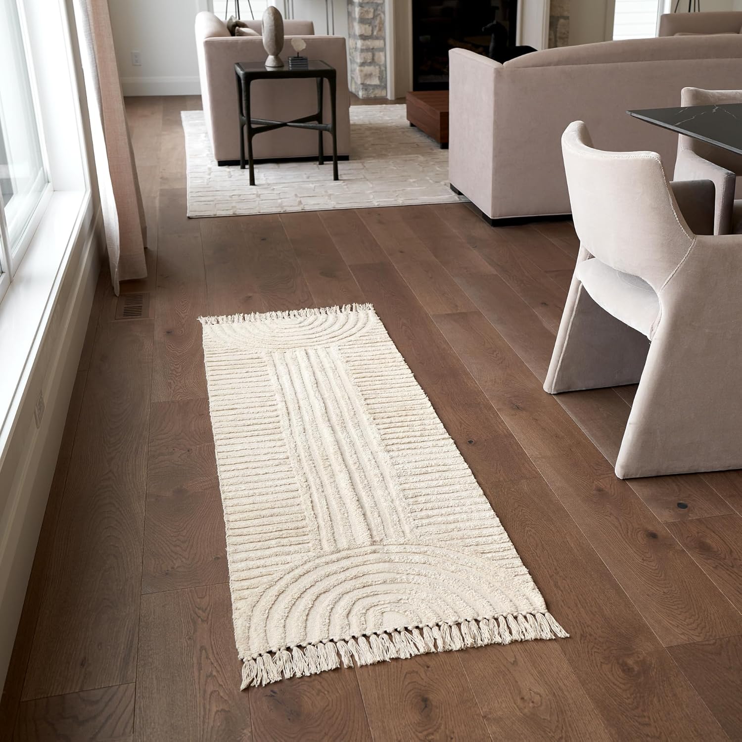 Beautiful 2x6 ft Boho Runner Rug with Tassels for Your Home
