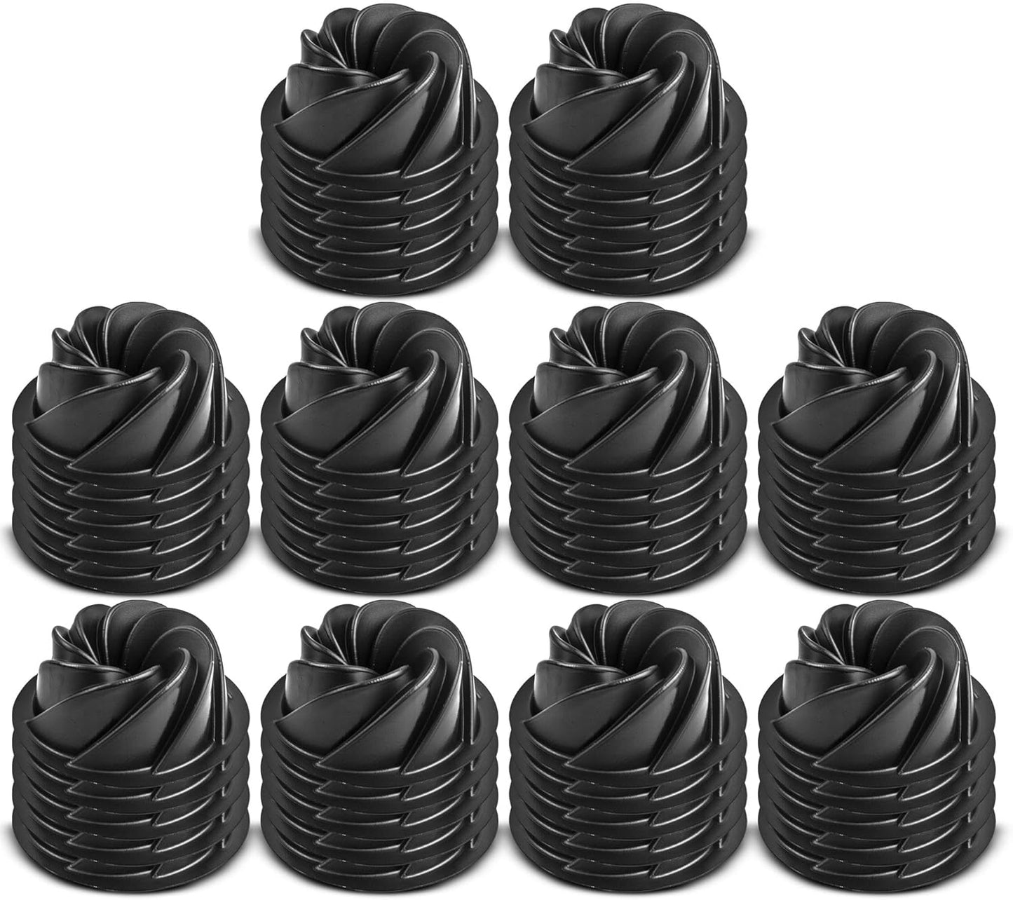 Bakeable Plastic Mini Swirl Cake Pan for Perfect Baking