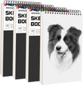 Soucolor Artist 9x12 Sketch Book Set 4 Pack - 100 Sheets Each