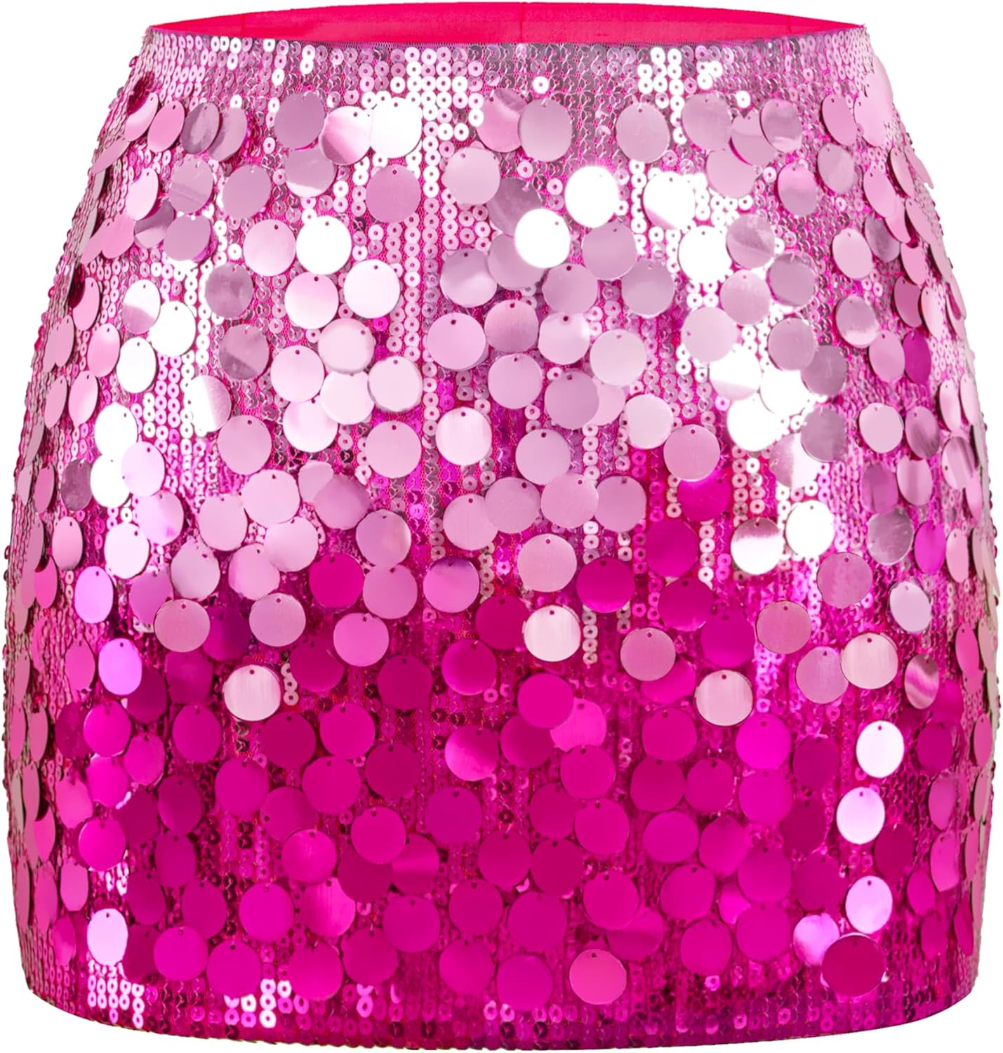 MANER Women's Sequin Mini Skirt for Night Out Parties