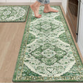Anti Fatigue Kitchen Rugs Set of 2 - Cushioned Non Slip Mats