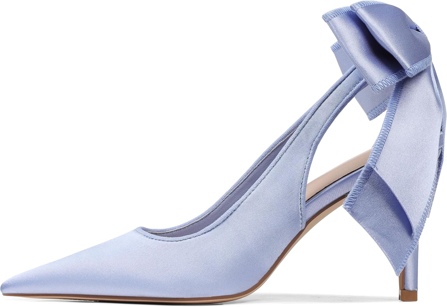 Mattiventon Slingback Heels for Women with Bow Tie Design