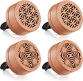 Patelai 4 Pcs Essential Oil Car Diffuser Vent Clip - Wood Lava Stone