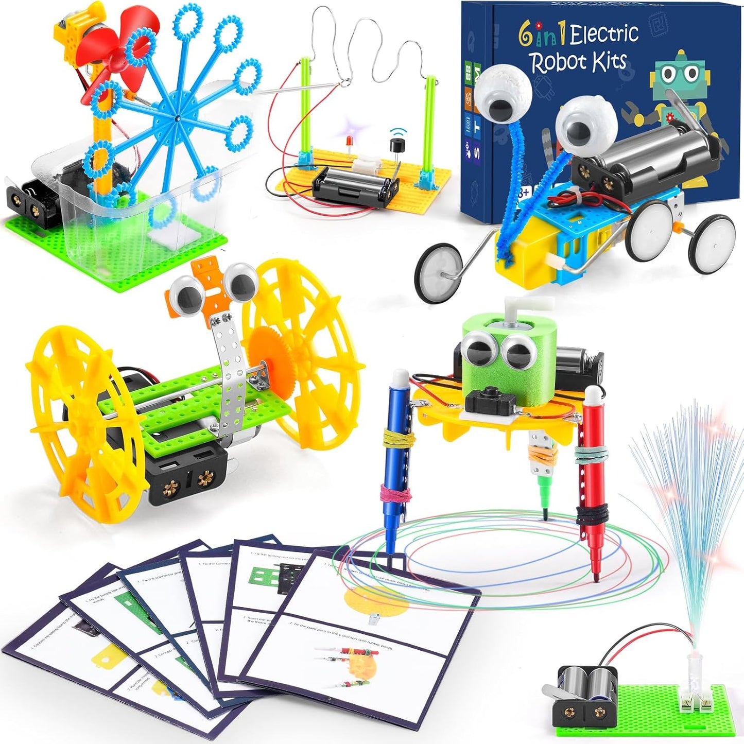 WESAYEE STEM Robotic Building Kit: Fun Science Experiments for Kids 8-12