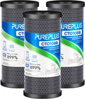 PUREPLUS Coconut Shell Water Filter Cartridge - 10 in CTO Whole House