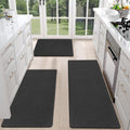 Anti Fatigue Kitchen Mats 3 Piece Set - Cushioned Non Slip Runner