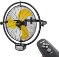 HiCFM 20ft Remote Control Wall Mounted Fan - High Velocity Airflow