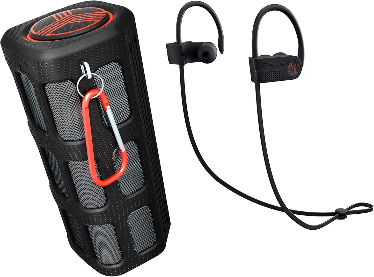 TREBLAB FX100 Extreme Bluetooth Speaker & XR700 PRO Earbuds