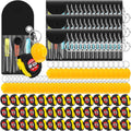 Mini Construction Helmet & Tape Measure Keychains 126-Piece Set