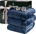 Beautyrest Heated Blanket Queen - Reversible Plush Sherpa Heated Throw