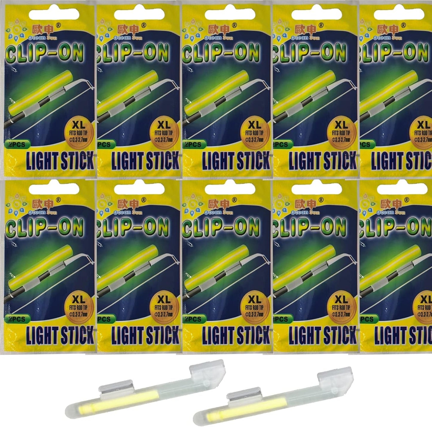20PCS Glow Stick Bulk Set for Brighter Fishing Rods