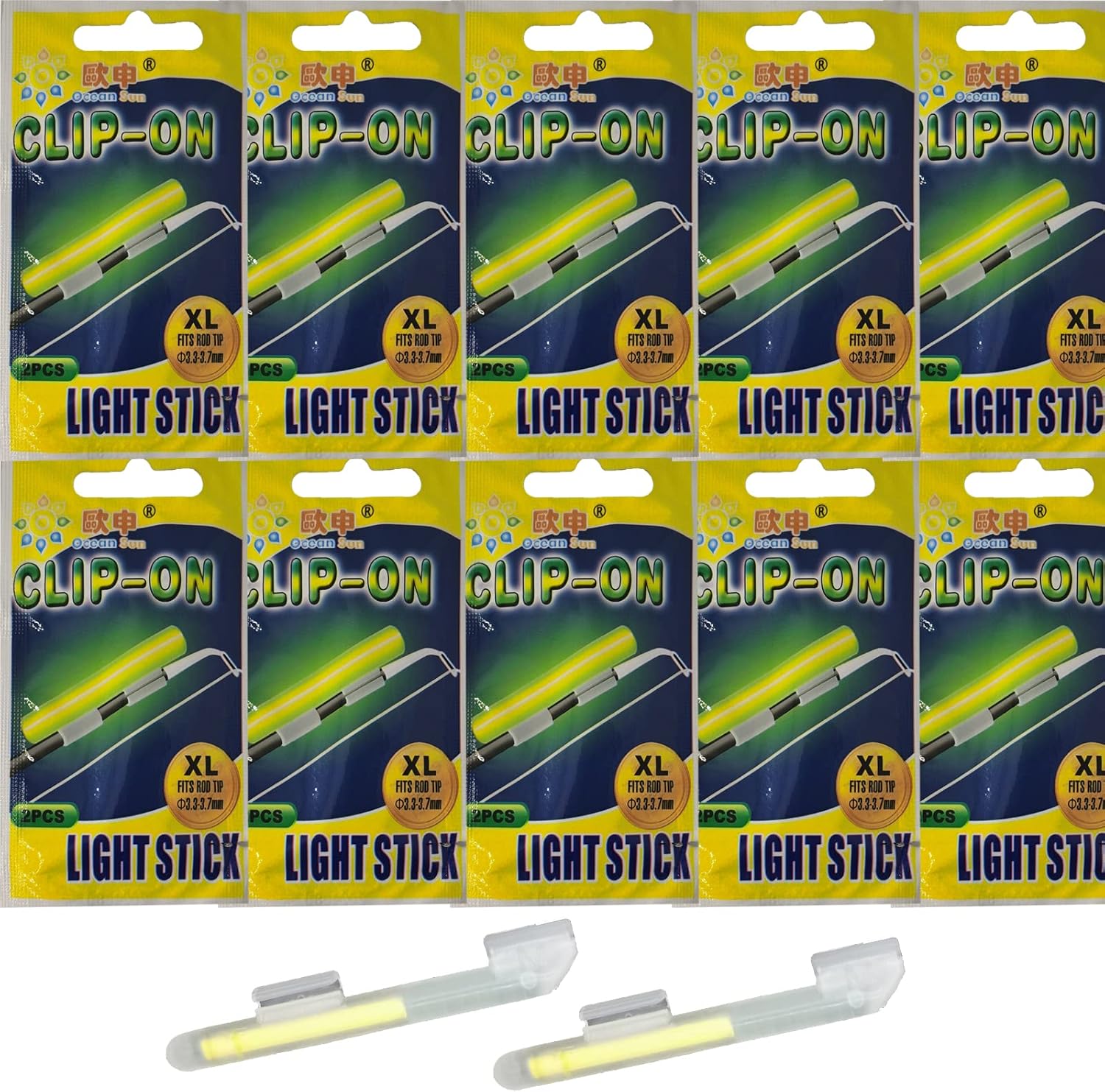20PCS Glow Stick Bulk Set for Brighter Fishing Rods