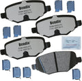 Bendix Fleet Metlok PBD1754 Semi-Metallic Rear Brake Pads - Heavy Duty