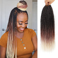 Small Crochet Senegalese Twist 18 in Ombre Braids - Lightweight