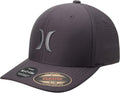 Men's Hurley H2O Dri Fitted Baseball Cap - Curved Bill, Black