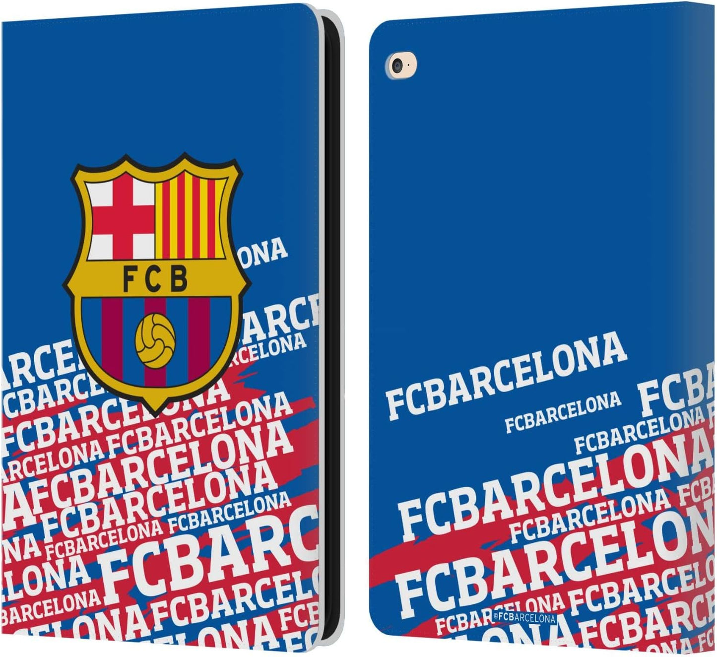 FC Barcelona Impact Crest Leather Wallet Case for iPad Air 2