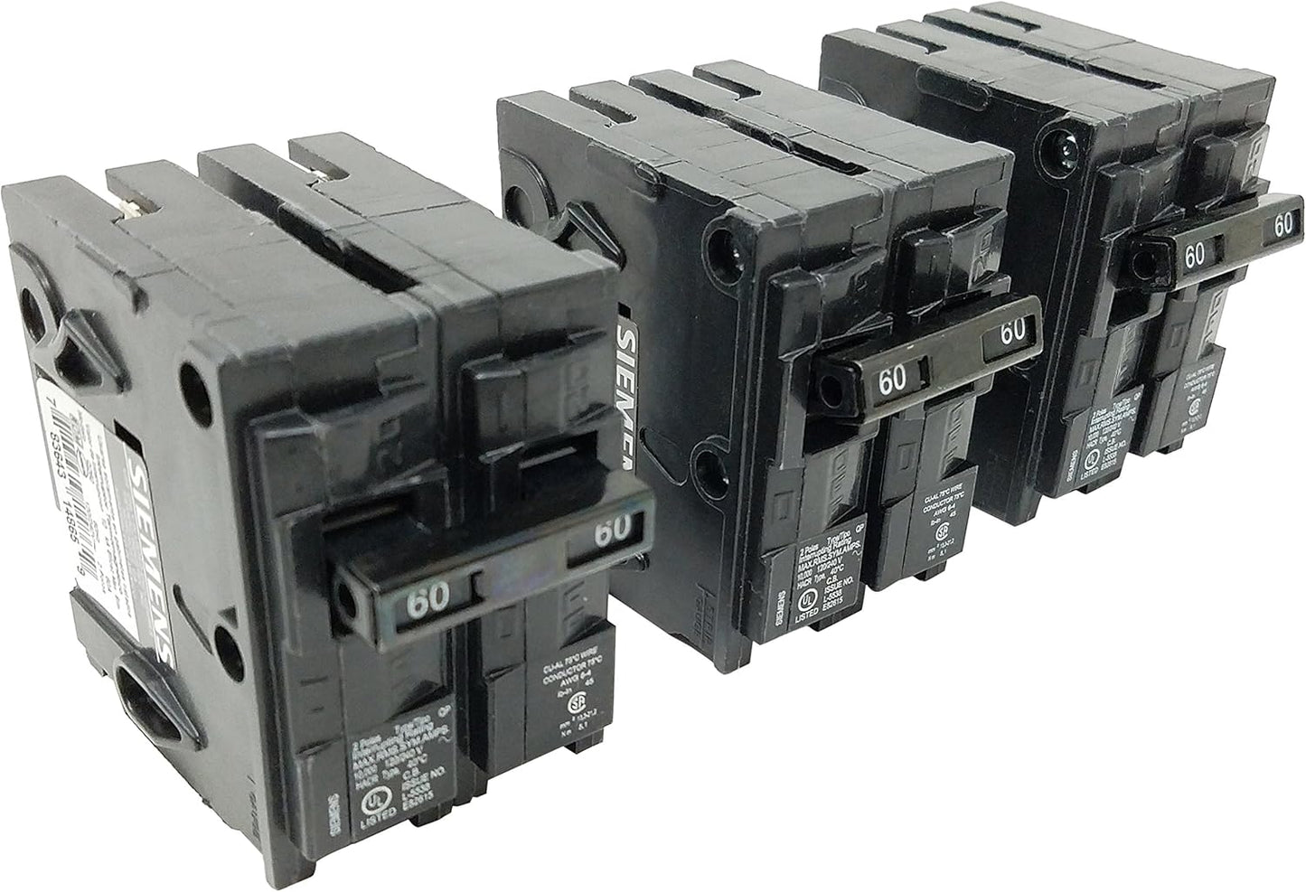 Siemens QP Circuit Breaker 60 Amp Double Pole Pack of 3 Review