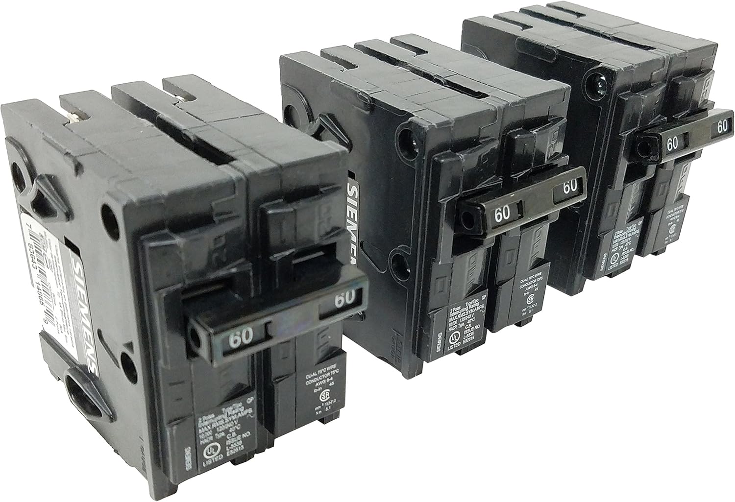 Siemens QP Circuit Breaker 60 Amp Double Pole Pack of 3 Review