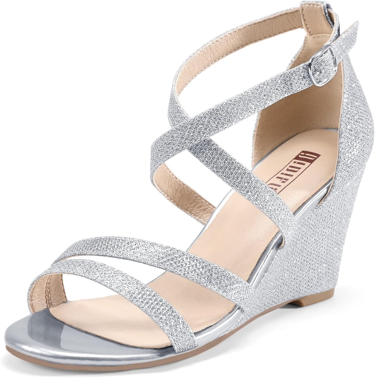 IDIFU Women's 3 Inch Strappy Wedge Sandals for Every Occasion