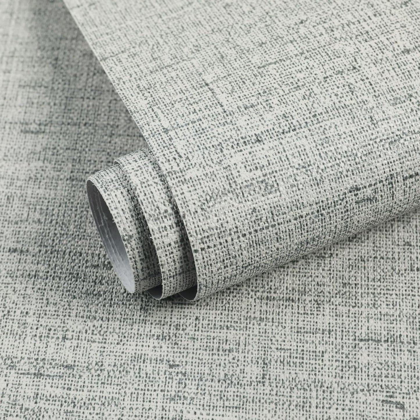 Gray Grasscloth Wallpaper Peel and Stick for Home Decor