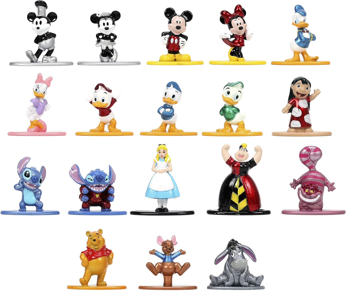 Disney Die-cast Figures Set - 18-Pack Collectibles for All Ages!