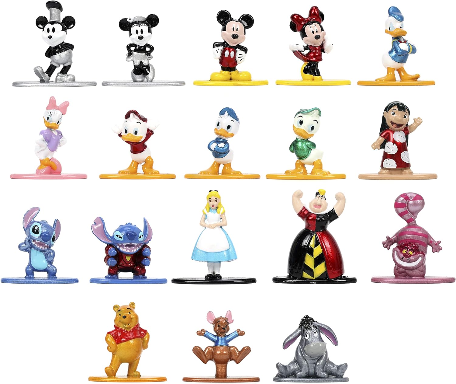 Disney Die-cast Figures Set - 18-Pack Collectibles for All Ages!