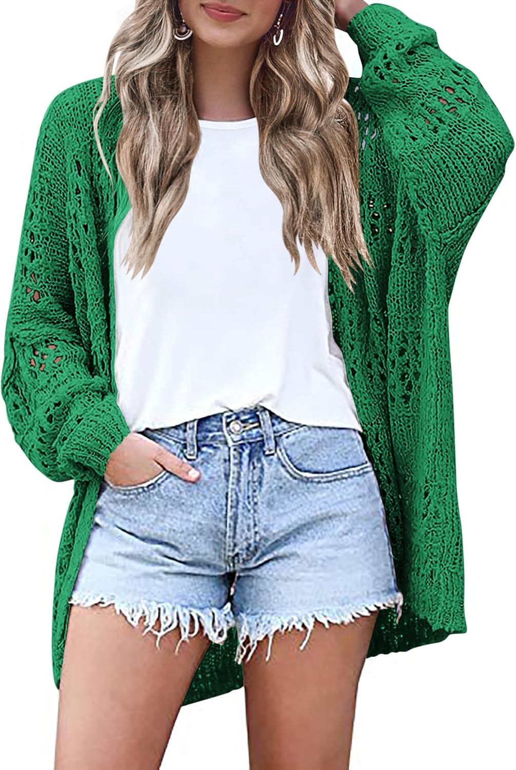 Lightweight Crochet Cardigan for Women - Stylish and Versatile