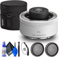 Sony FE 2.0X Teleconverter Bundle - Extends Telephoto Reach