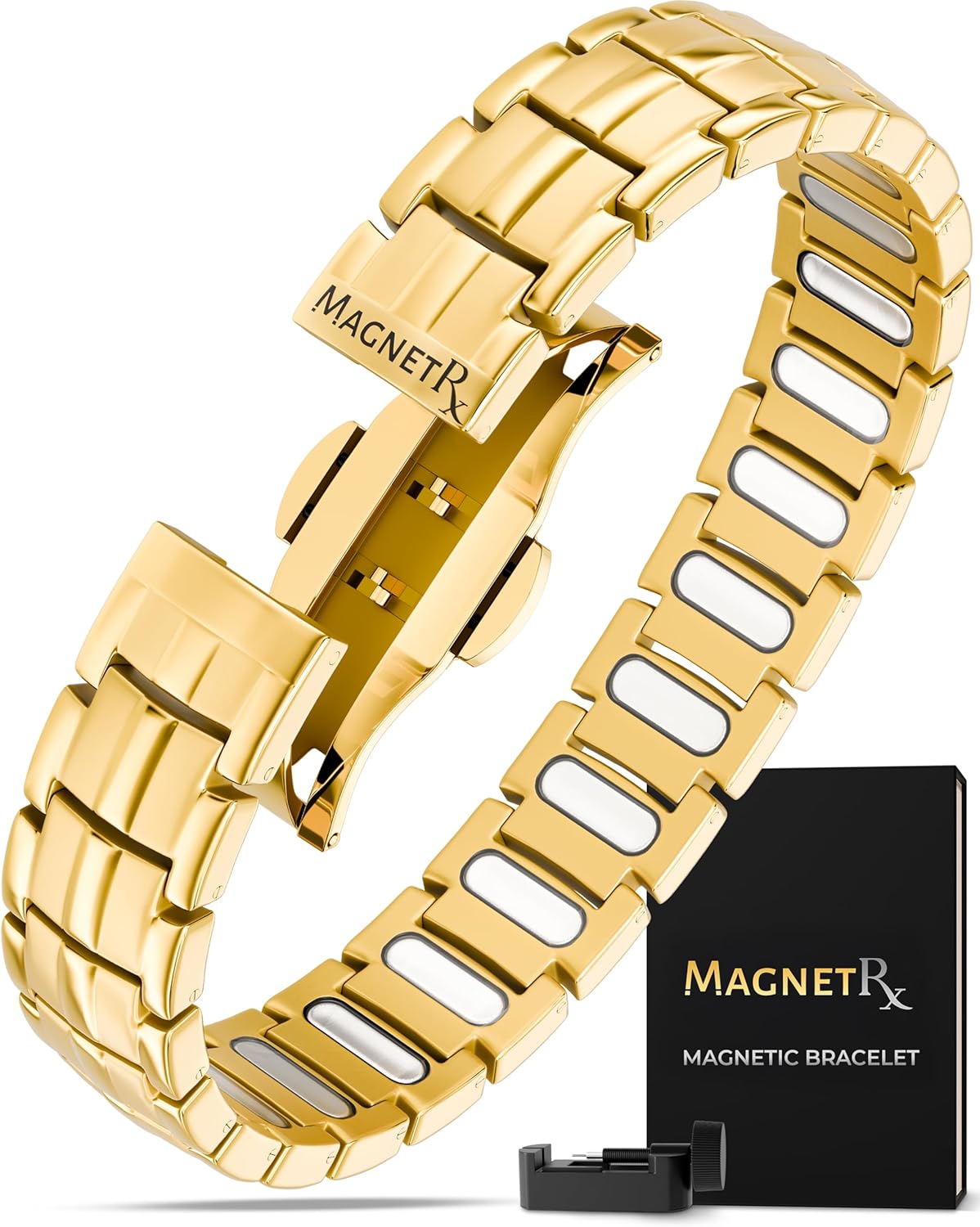 MagnetRX Magnetic Bracelets for Men - Premium Titanium Design