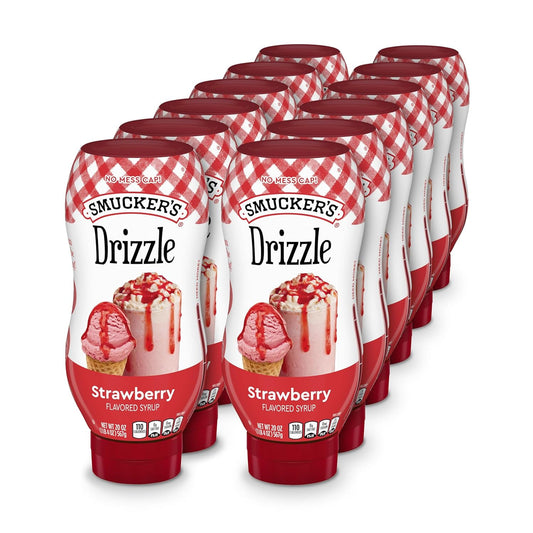 Smuckers Drizzle Strawberry Syrup - Perfect for Desserts & More