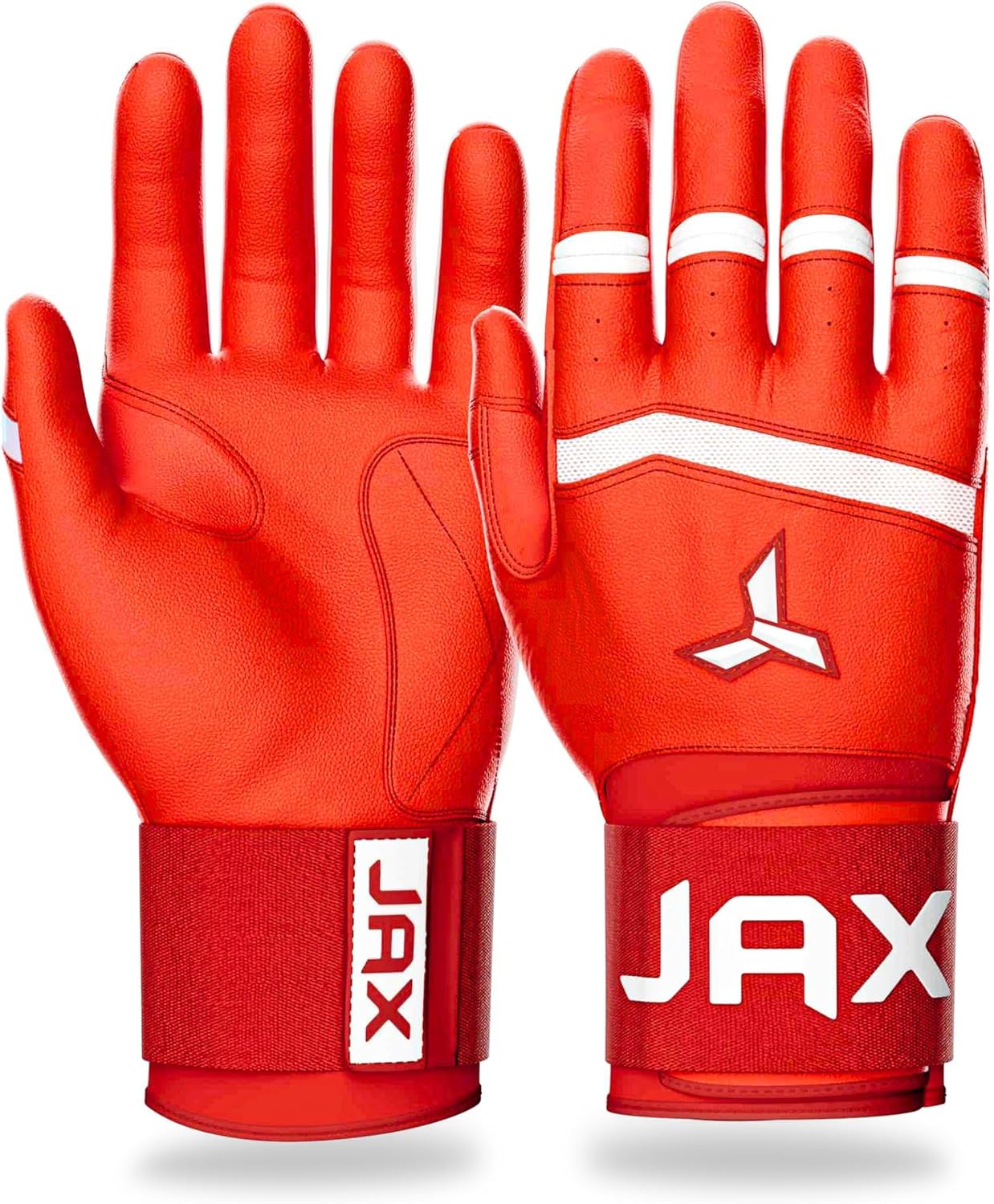 JAX Batting Gloves with Full Wrap Support for Baseball & Softball