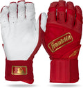 Franklin Sports MLB Batting Gloves - Infinite Powerstrap Long Cuff 2X