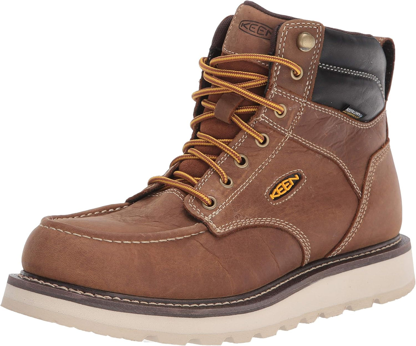 KEEN Utility Men's Cincinnati 6in Waterproof Soft Toe Wedge Boots