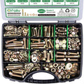 FOLIV 523PCS Grade 8 Heavy Duty Bolts and Nuts Assortment Kit