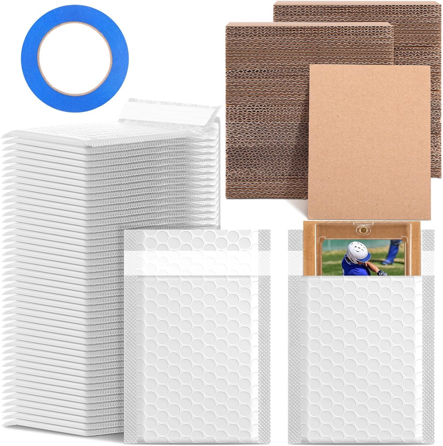 Tatuo Trading Card Shipping Protector Set for Safe Transport