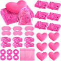 Sleepover Party Supplies Throw Blanket Spa Kit - Hot Pink Favor Set
