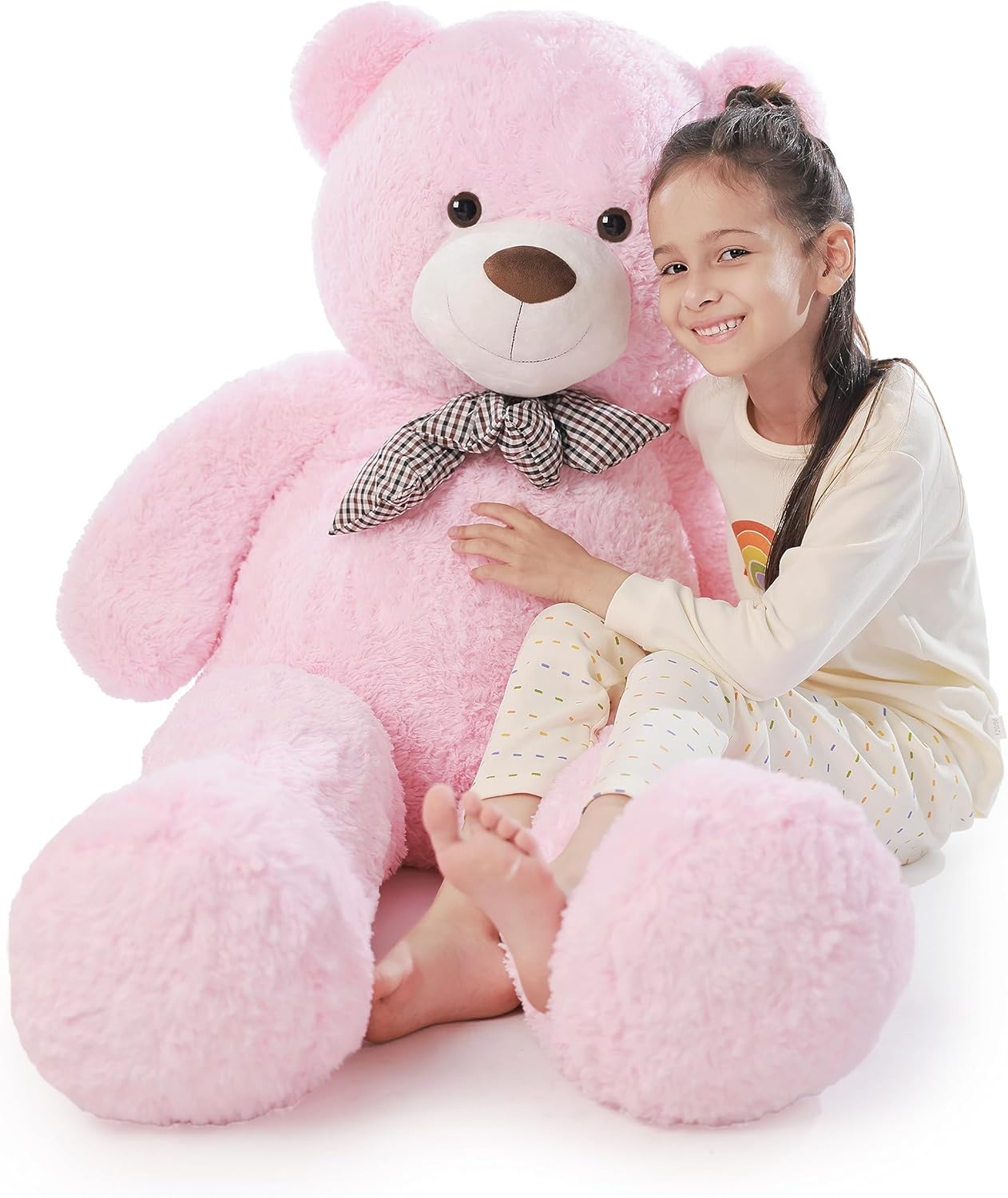 Giant 47 Inch Pink Teddy Bear for Cuddling and Gifting