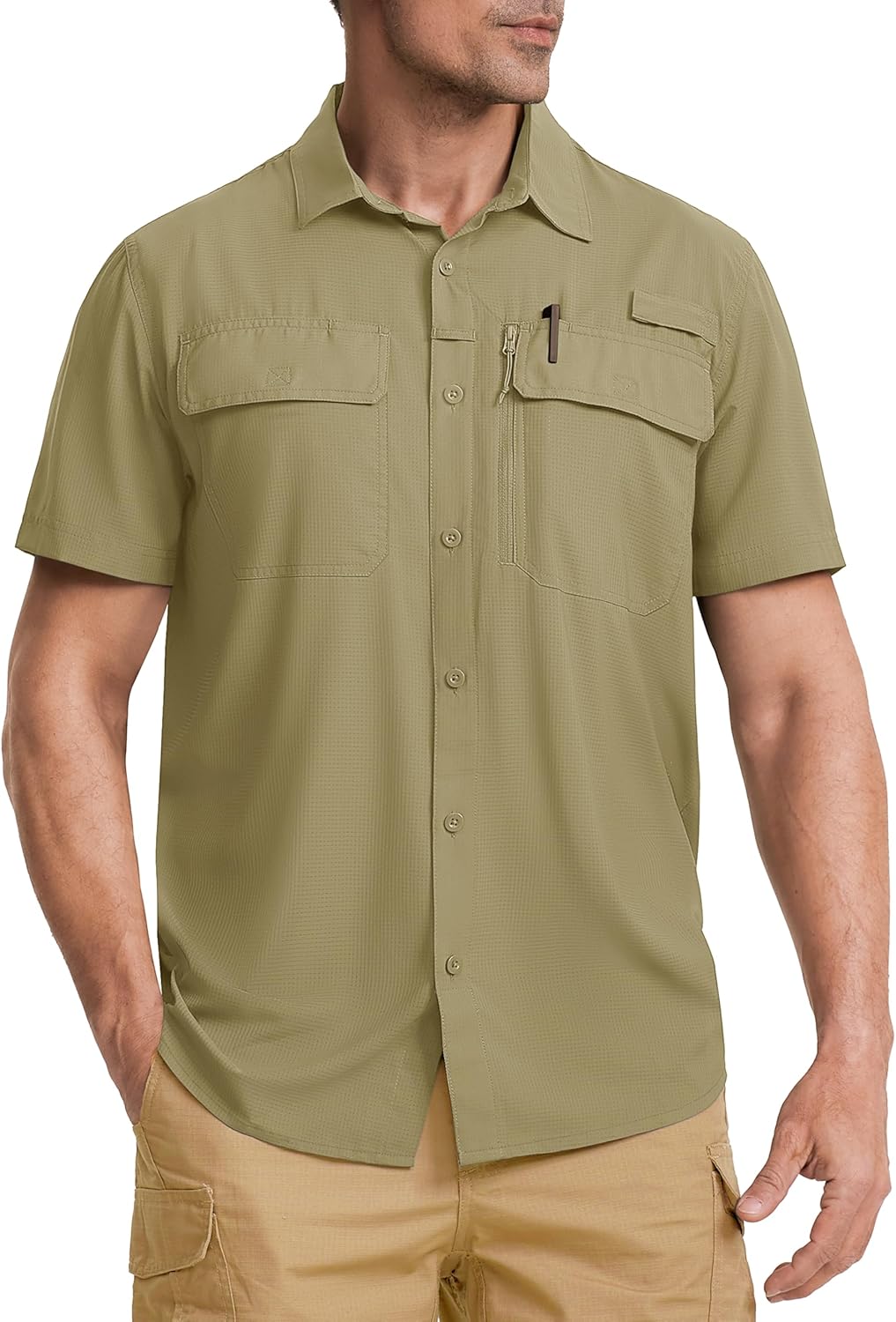 TACVASEN Men's SPF 50+ Sun Shirt- Quick Dry!