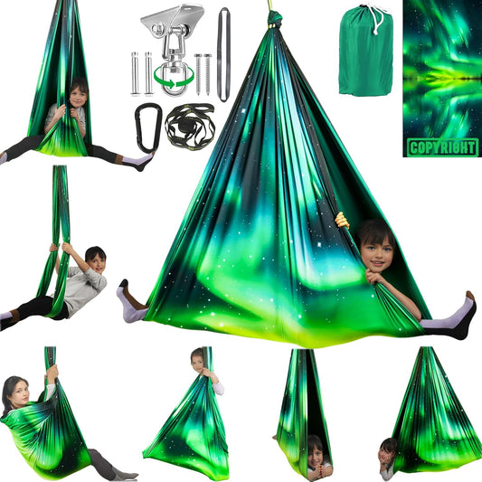 Double Layer Sensory Swing for Kids & Adults - 300lbs Capacity