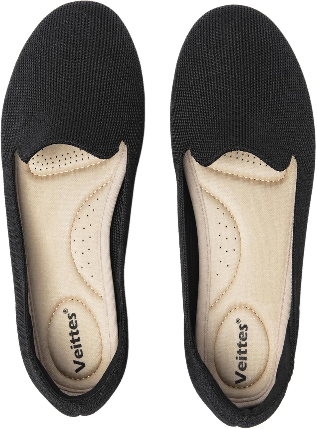 Veittes Women's Wide Width Flats Shoes for Comfort and Style