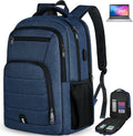 RAINSMORE Laptop Backpack 17 Inch Large Travel Backpack - TSA Friendly