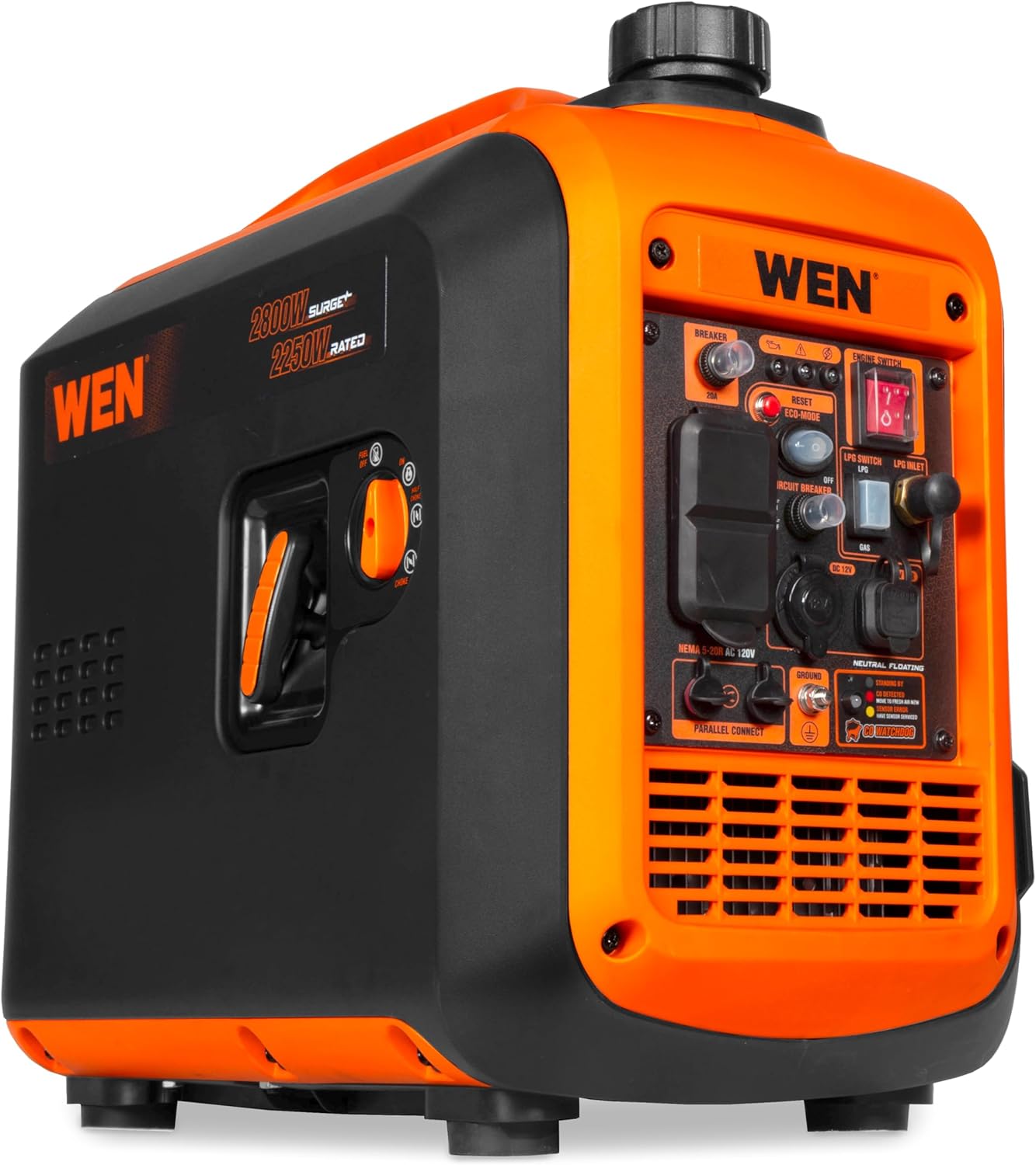 WEN 2800-Watt Dual Fuel Inverter Generator for Quiet Power